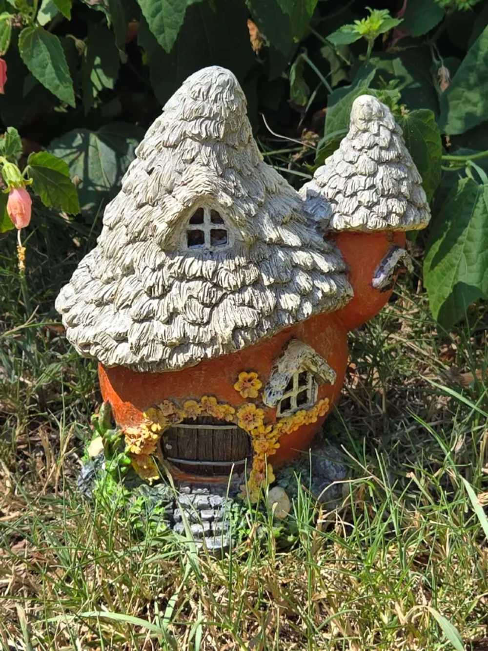 Fairy Cottage House Garden Decor Resin Mushroom Style